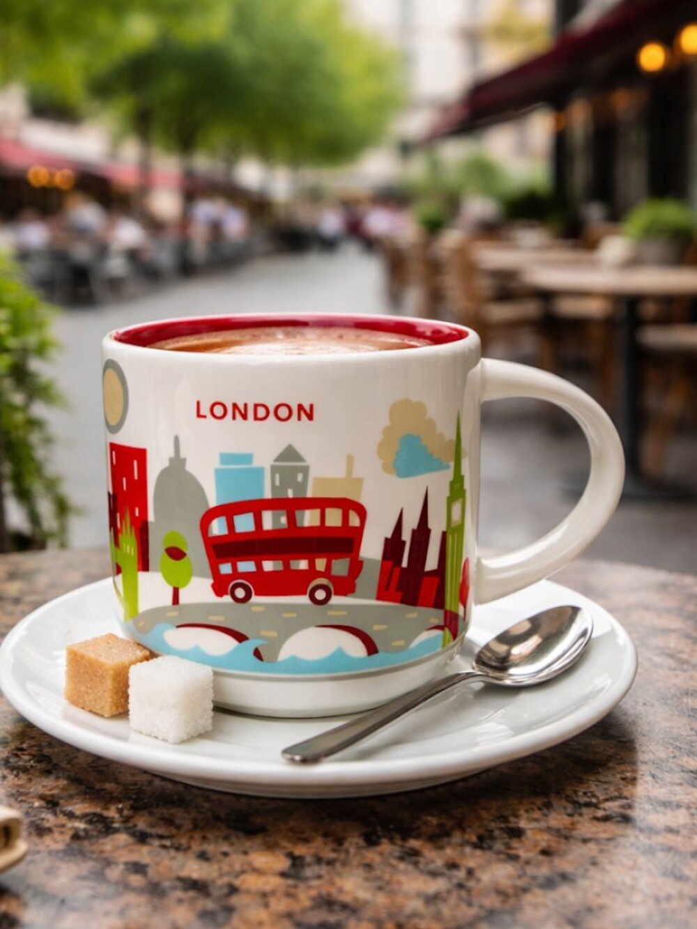 Starbucks London "You Are Here" Collection,  Collector's Edition Mugs 14Oz.
